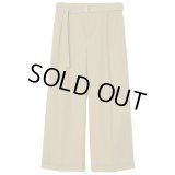 【IRENISA(イレニサ)】BELTED BUGGY TROUSERS/ CAMEL