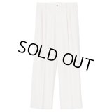 【IRENISA(イレニサ)】TWO TUCKS WIDE TROUSERS/ LILAC GRAY