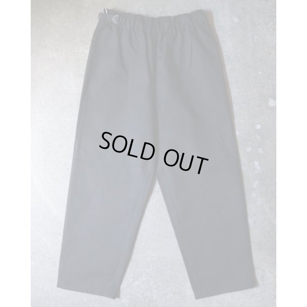 画像3: 【REVERBERATE(リバーバレイト)】BELTED TROUSERS TYPE2/ BLACK