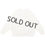 【blurhms(ブラームス)】Light Sweat Crew-neck P/O/ Ivory