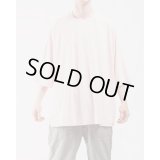 【CASEY CASEY(ケイシーケイシー)】BIG RAG T-SHIRT/ Pink