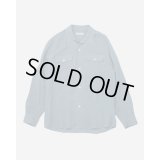 【ENCOMING(インカミング)】OPEN COLLAR SHIRT/ BLUE