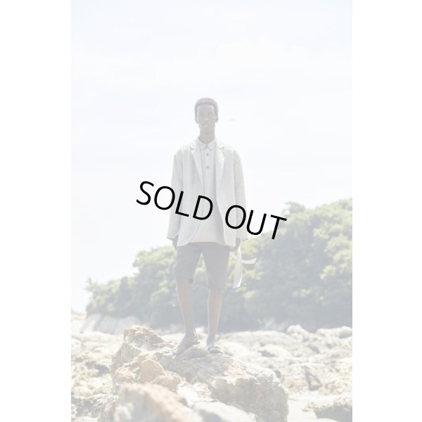 画像12: 【POSTELEGANT(ポステレガント)】LINEN WOOL REVER JACKRET / Heather Greysh Brown