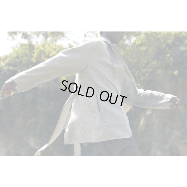 画像10: 【POSTELEGANT(ポステレガント)】LINEN WOOL REVER JACKRET / Heather Greysh Brown