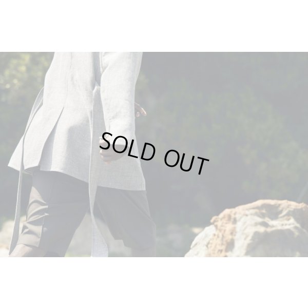 画像8: 【POSTELEGANT(ポステレガント)】LINEN WOOL REVER JACKRET / Heather Greysh Brown