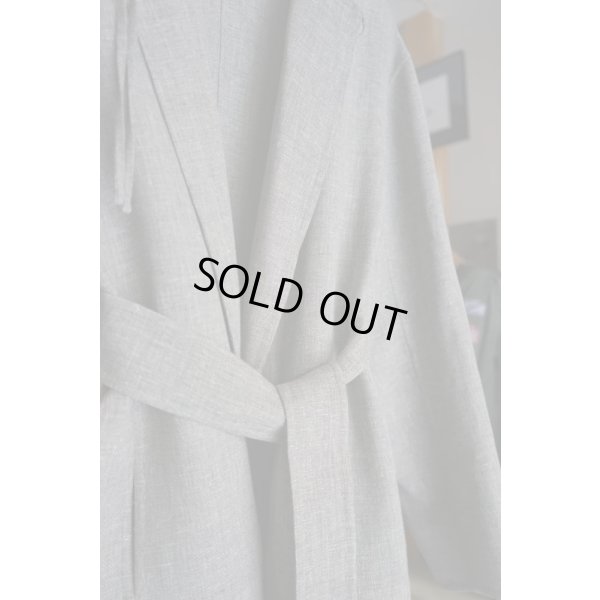 画像4: 【POSTELEGANT(ポステレガント)】LINEN WOOL REVER JACKRET / Heather Greysh Brown