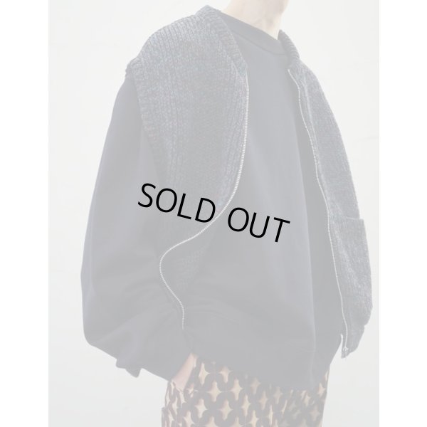 画像7: 【ENCOMING(インカミング)】KNITTED TWO POCKET VEST/ BLACK