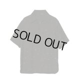 【IRENISA(イレニサ)】SLASH POCKET SHORT- SLEEVED SHIRT/ BLACK