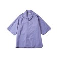 画像1: 【blurhms(ブラームス)】Chambray Open-collar Shirt/ Saxe (1)