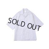 【blurhms(ブラームス)】Chambray Open-collar Shirt/ Saxe