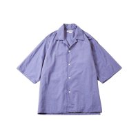 【blurhms(ブラームス)】Chambray Open-collar Shirt/ Saxe