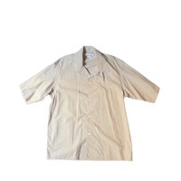 【blurhms(ブラームス)】Chambray Open-collar Shirt/ OliveBeige