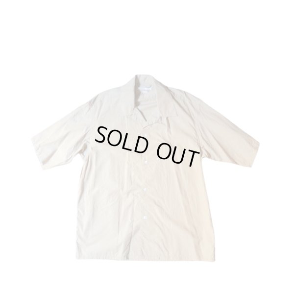 画像1: 【blurhms(ブラームス)】Chambray Open-collar Shirt/ OliveBeige