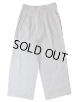 【m's braque(エムズブラック)】TUCKED WIDE PANTS/ HOUND TOOTH