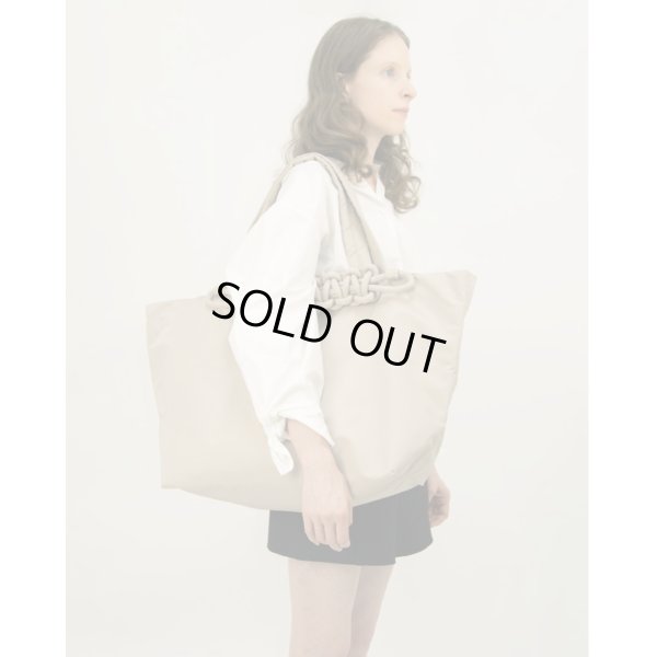 画像2: 【SAGAN Vienna(サガンヴィエンナ)】PAZAR TOTE BAG XL NYLON/ Greige