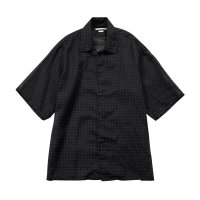 【blurhms(ブラームス)】Square Dot Open-collar Shirt/ Black
