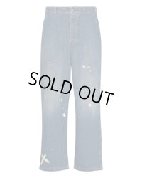 【Maison Margiela(メゾンマルジェラ)】DISTRESSED JEANS/ GREEN CAST INDIGO