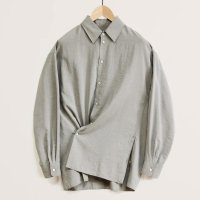 【LEMAIRE(ルメール)】TWISTED SHIRT/ LIGHT MISTY GREY