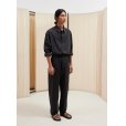 画像2: 【LEMAIRE(ルメール)】RELAXED PANTS/ DARK BROWN×MARINE (2)