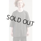 【CASEY CASEY(ケイシーケイシー)】BIG RAG T-SHIRT/ Dark Khaki