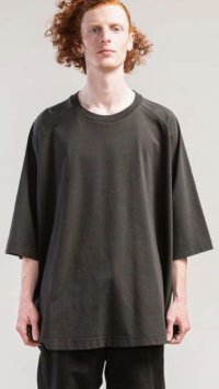 【CASEY CASEY(ケイシーケイシー)】BIG RAG T-SHIRT/ Dark Khaki