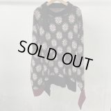 【LES SIX(レシス)】Rug Sweater/ Blue×Red×White