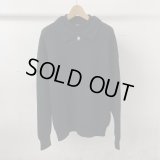 【LES SIX(レシス)】Double Collar Sweater/ Black