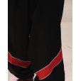 画像3: 【LES SIX(レシス)】Tailored Joggers/ black×red (3)