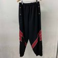 画像1: 【LES SIX(レシス)】Tailored Joggers/ black×red (1)