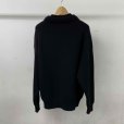 画像2: 【LES SIX(レシス)】Double Collar Sweater/ Black (2)