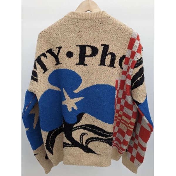 画像2: 【KHOKI(コッキ)】Intarsia-knit jumper/ Beige