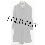 【KHOKI(コッキ)】Washed wool coat/ Black