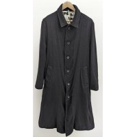 【KHOKI(コッキ)】Washed wool coat/ Black