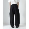 画像6: 【sage NATION(セイジネーション)】BOX PLEAT TROUSER/ BLACK