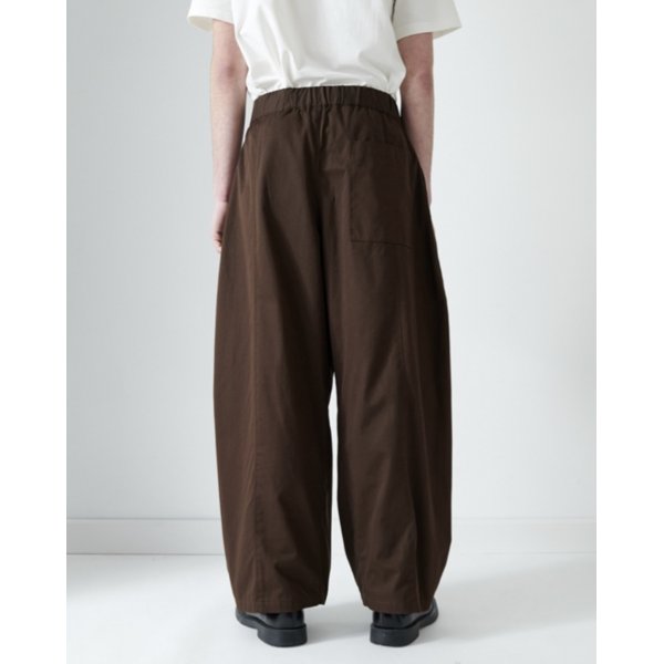 画像3: 【sage NATION(セイジネーション)】BOX PLEAT TROUSER/ BROWN