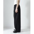 画像5: 【sage NATION(セイジネーション)】BOX PLEAT TROUSER/ BLACK