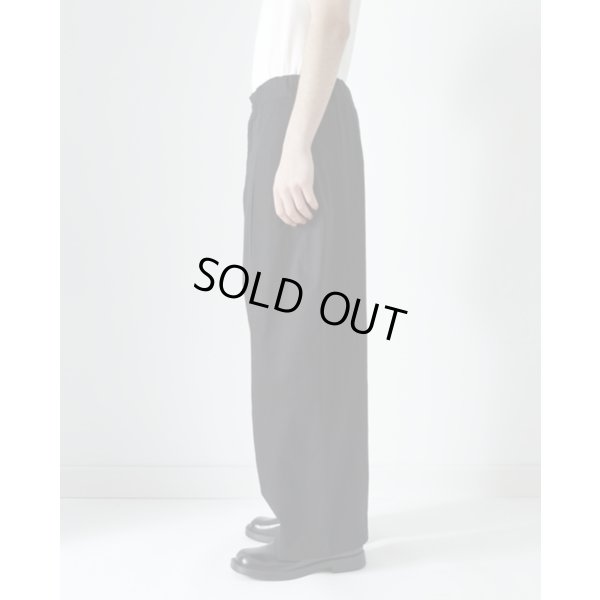 画像5: 【sage NATION(セイジネーション)】BOX PLEAT TROUSER/ BLACK