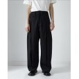 画像1: 【sage NATION(セイジネーション)】BOX PLEAT TROUSER/ BLACK (1)