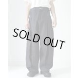 【sage NATION(セイジネーション)】BOX PLEAT TROUSER DENIM/ RAW