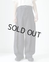 【sage NATION(セイジネーション)】BOX PLEAT TROUSER DENIM/ RAW