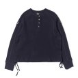 画像1: 【FAF(エフエーエフ)】THERMAL HENLEY SHIRTS/ NAVY (1)