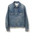 画像1: 【paratrait(パラトレイト)】RAINBOW NOISE DENIM JACKET/ INDIGO (1)