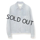【paratrait(パラトレイト)】RAINBOW NOISE DENIM JACKET/ INDIGO