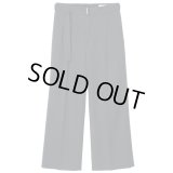 【IRENISA(イレニサ)】BUGGY TROUSERS/ BLUE GRAY