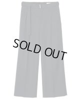 【IRENISA(イレニサ)】BUGGY TROUSERS/ BLUE GRAY