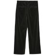 画像2: 【IRENISA(イレニサ)】TWO TUCKS WIDE TROUSERS/ BLACK OLIVE (2)