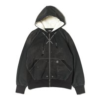 【FAF(エフエーエフ)】AGED ZIP UP HOODIE/ BLACK