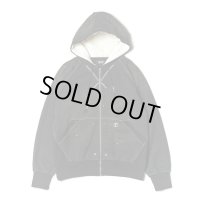 【FAF(エフエーエフ)】AGED ZIP UP HOODIE/ BLACK