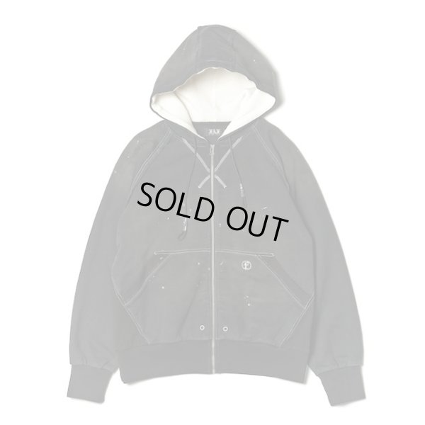 画像1: 【FAF(エフエーエフ)】AGED ZIP UP HOODIE/ BLACK