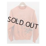 【KHOKI(コッキ)】Vintage finished sweatshirt/ Orange